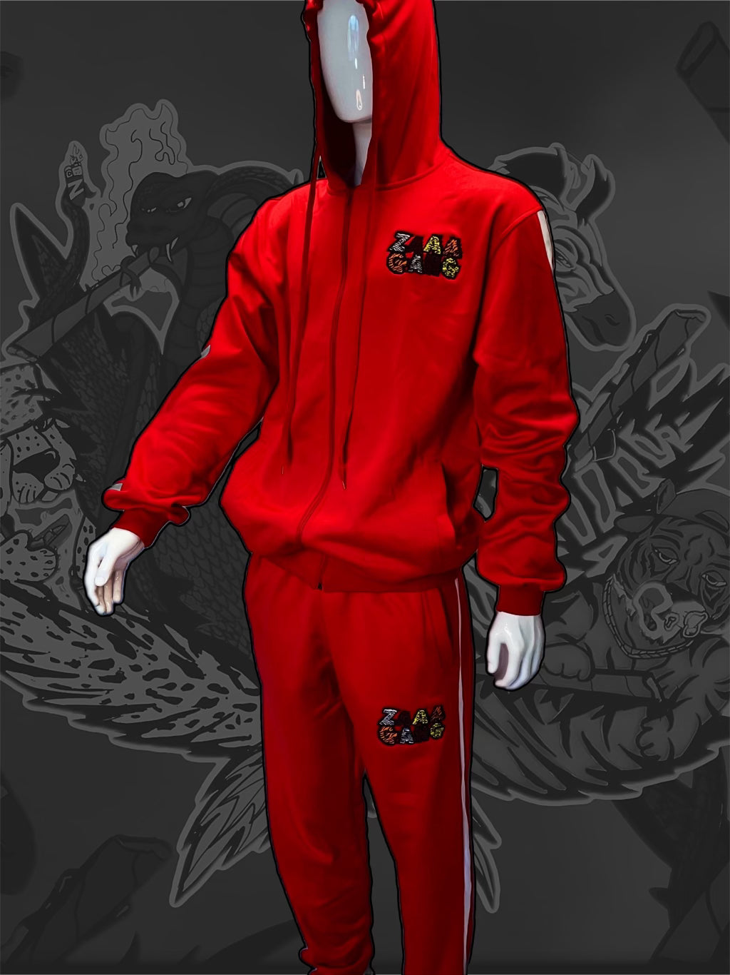 Red Track Suit