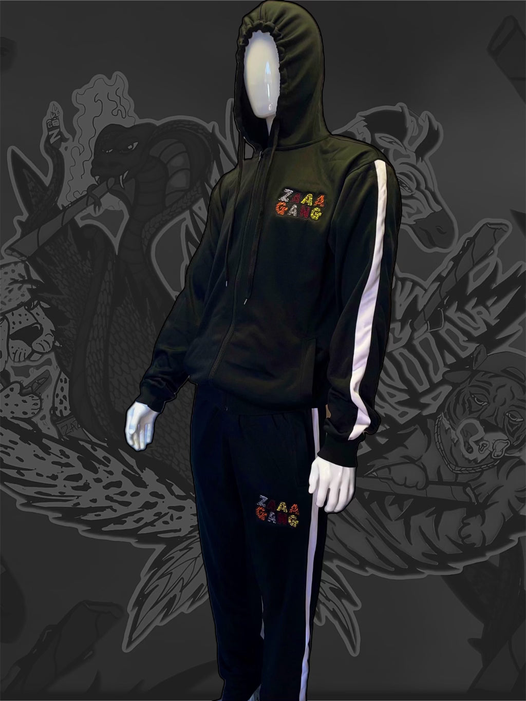 Black Track Suit