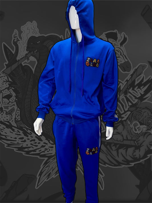 Blue Track Suit